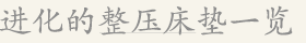 进化的整压床垫一览